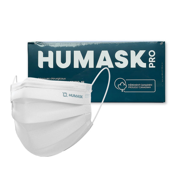 Humask Pro 3000 White ASTM Level 3 Face Masks (50 masks)