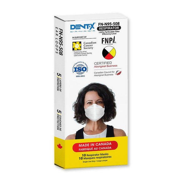 Dent-X 508 White Respirator Mask (10 Masks)