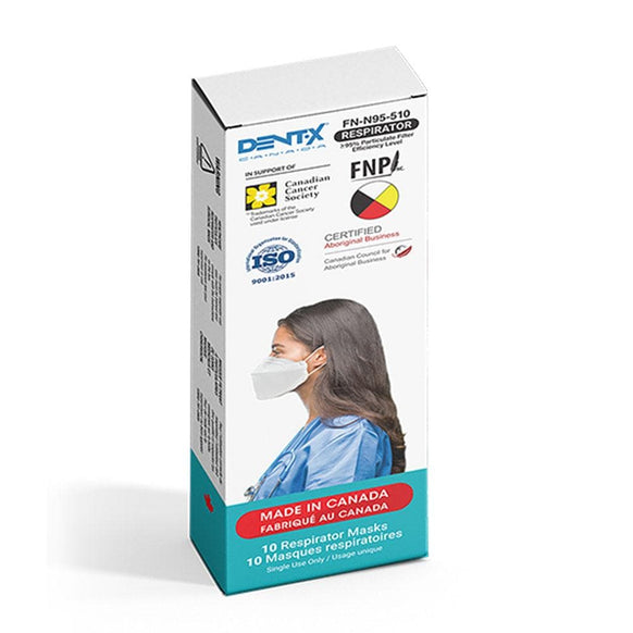 Masque de protection respiratoire Dent-X FN-N95-510 blanc (10 masques)